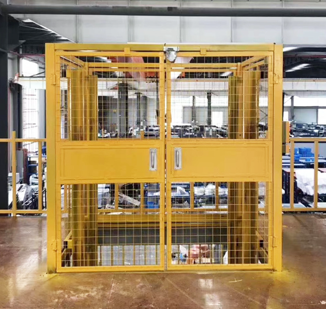 临沂智能导轨式升降机亮相